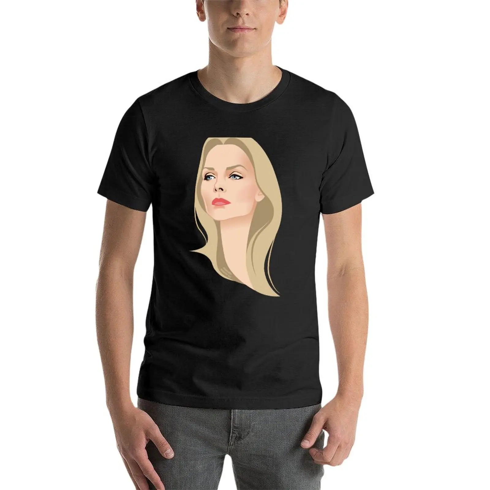 Camiseta de Michelle para hombre, camisa gráfica de secado rápido, hip hop