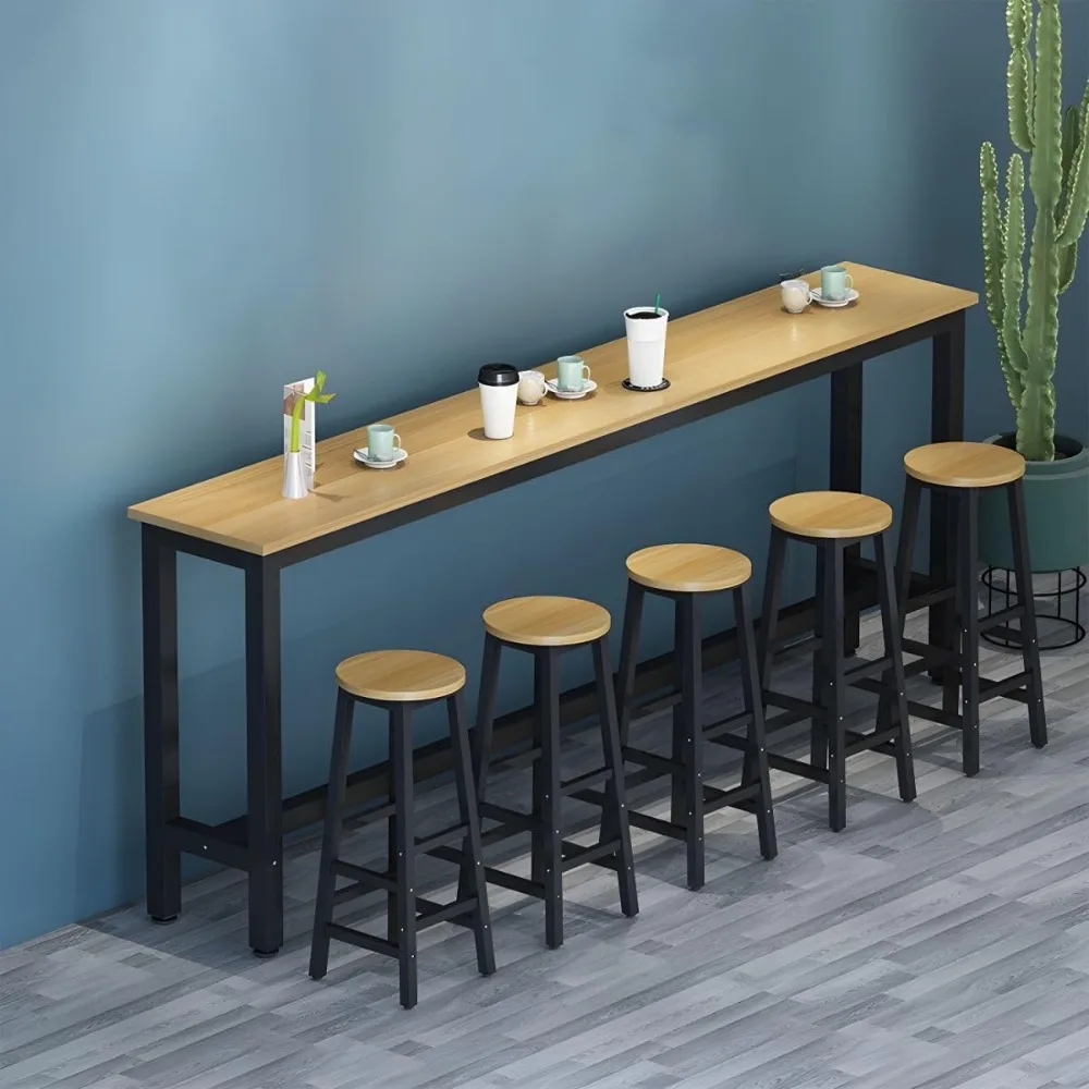

Rectangle Counter Height Bar Table | Manufactured Wood Kitchen Island & Multi-Scene Pub/Cocktail Table
