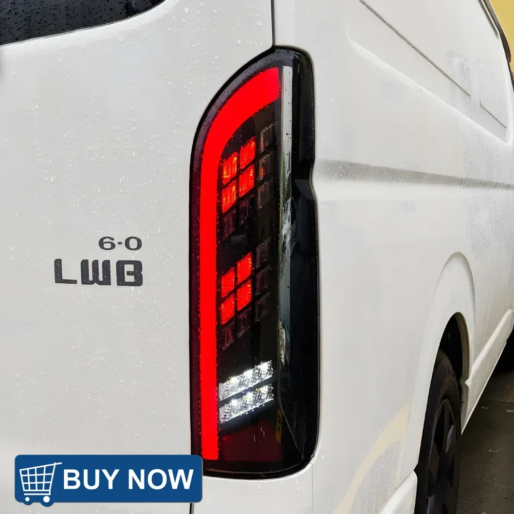 Car Taillight For Toyota Hiace 2005-2018  All New  Upgrade LED Dynamic  Highlight Blink Tail Lamps Hot Sale Accessories