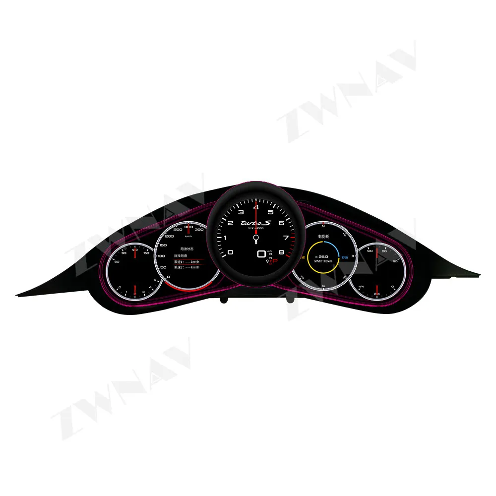 12.3“ Digital Cluster For Porsche Panamera 2010-2016 LCD Instrument Panel Dashboard Auto Speedometer Replacement Gauge