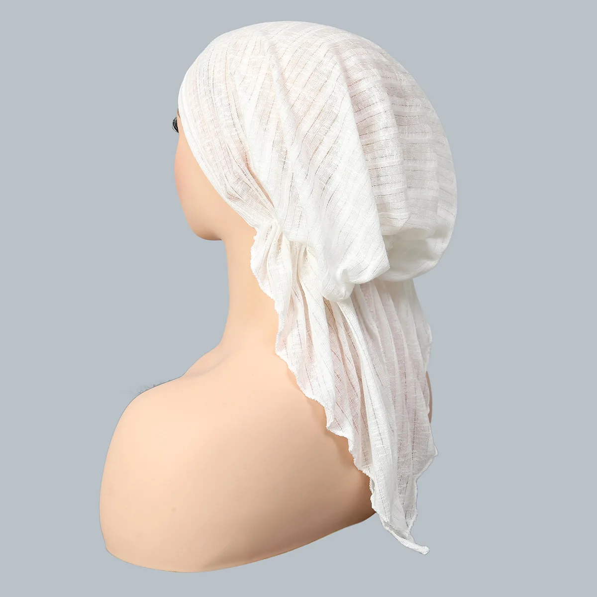 

Women Sun Hats New Solid-color Curved Two-Tail Headscarf Hat 2026 New Fashionable Versatile Outings Head Covering for Ladies