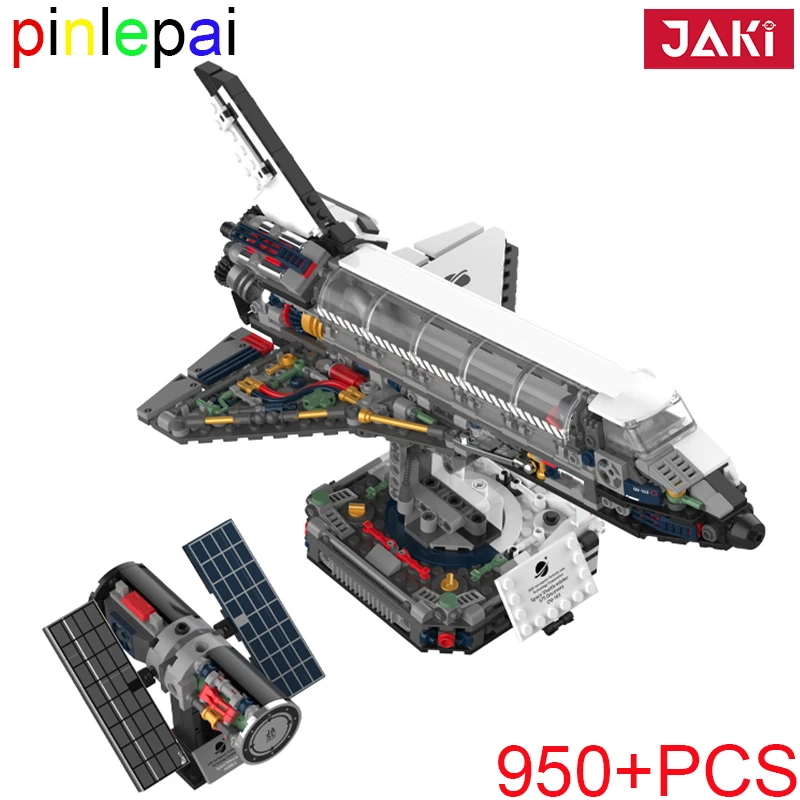 Pinlepai Jaki Block Building Kit Space Shuttle Spaceshuttle Blocks Bricks Sets Spacecraft Brick Craft Aerospace Toys For Child