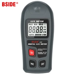 BSIDE Digital Lux Meter illuminometer LCD Pocket Light Meter Lux/FC Measure Tester Sensor Photometer L1