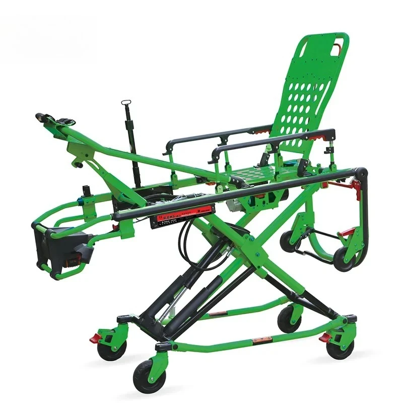 MT Hospital Emergency  Automatic electric Loading Ambulance Stretcher Medical Rescue First Aid hospital emergency Trolley