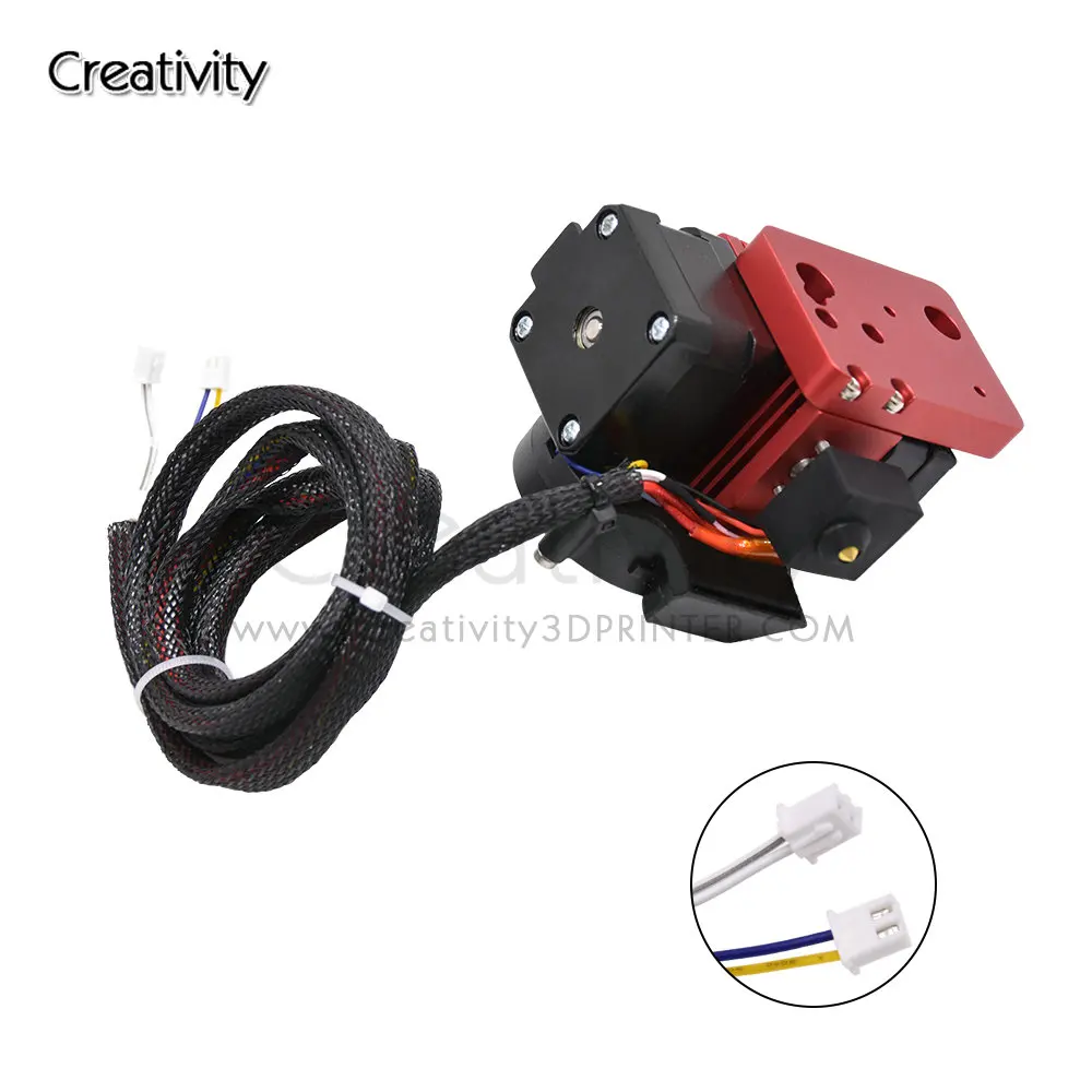 MK8 Upgrade Direct Drive Hotend Kit 12V/24V mit Pulley Turbo Fan Extruder Für Ender-3/Ender-5/CR-10S/PRO Anet A8