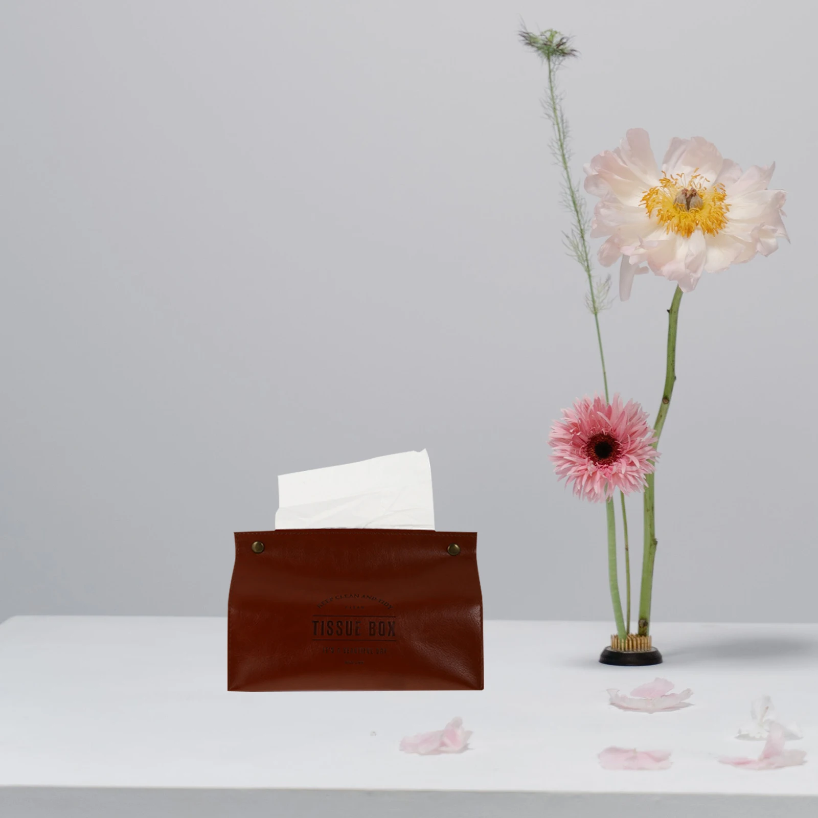 

Vintage Tissue Box Cover Storage Bag Home Office Hotel Decorative Napkin ganizer Simple Design Premium Material for Car