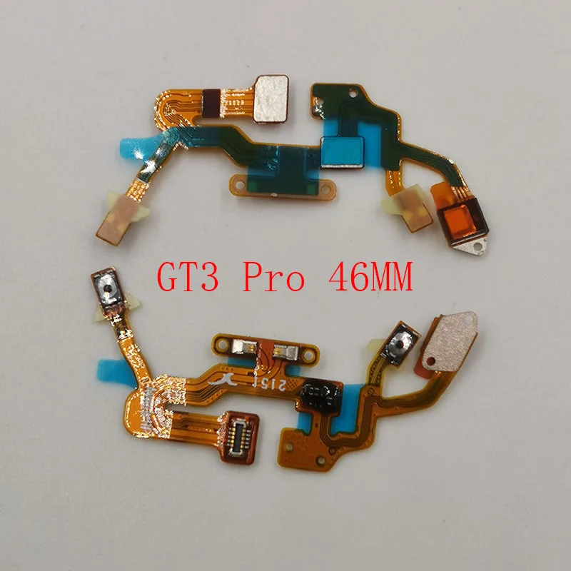 1Pcs Power Switch Button Return Back Key Flex Flat Cable For Huawei Watch GT 2 3 GT2 LTN-B19 DAN-B19 GT3 Pro 42MM 46mm ODN-B19