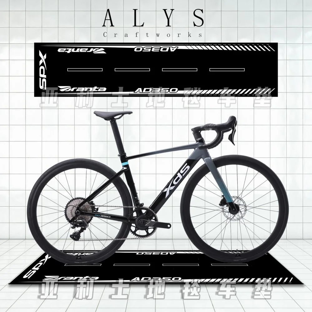 VIKAMA Bicycle Carpet Indoor Parking Pad Anti-slip and Wear-resistant Garage Floor Mat Bicycle Display Mat Home Decoration