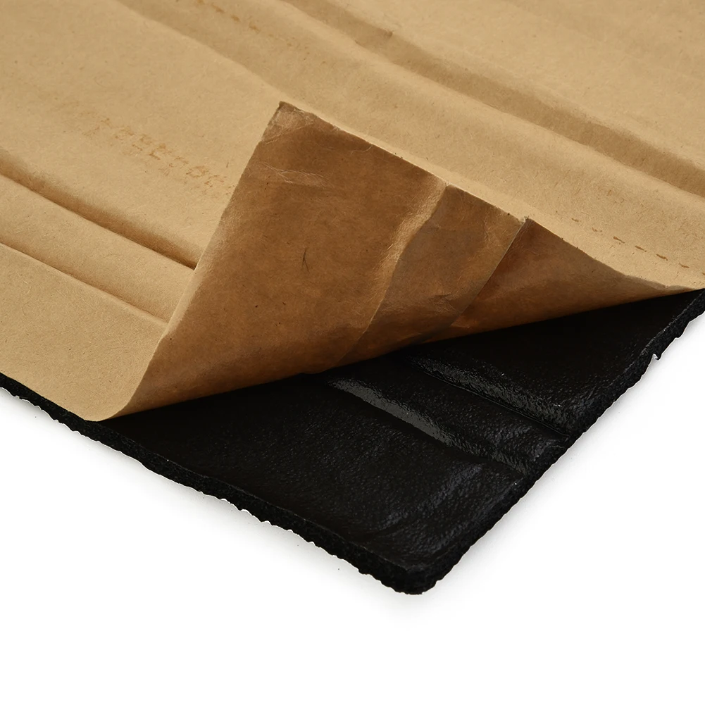 Sound Deadening Mat for Cars and Commercial Vehicles 10 Sheets 5mm Thick Butyl and Aluminium Fireproof Coating for Noise Control