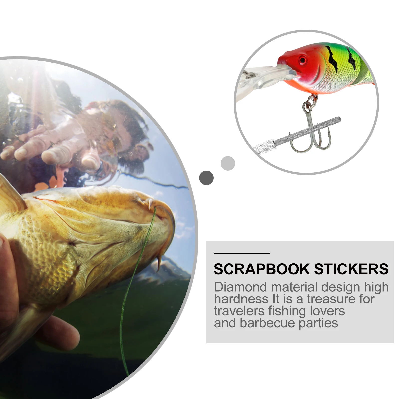 

1Pcs Portable Fishing Hook Sharpener Stainless Steel Fishing Gear Fishing Hook Hone File