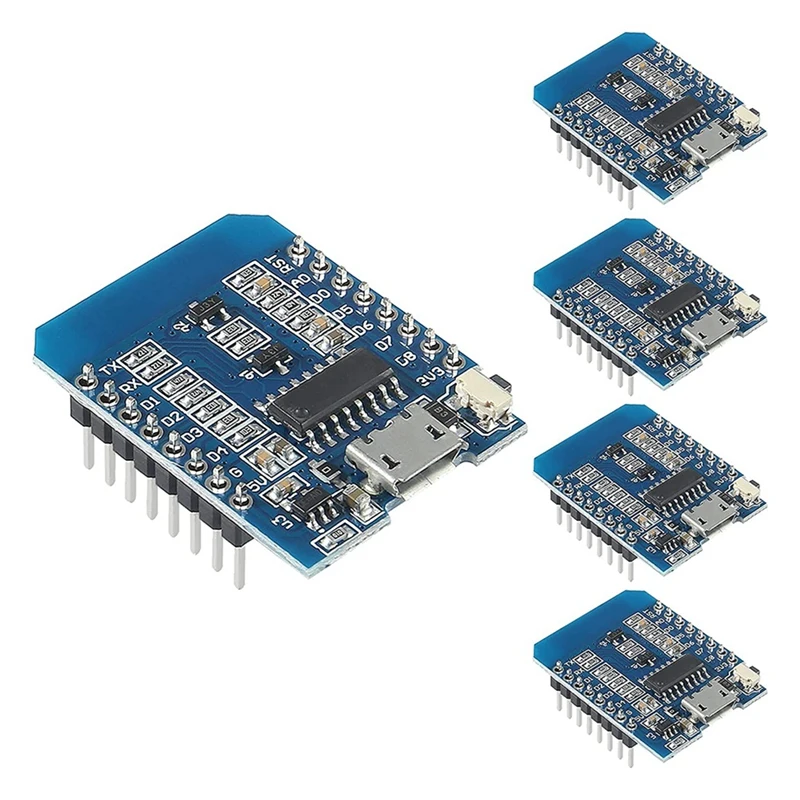 5 قطعة ESP8266 ESP-12F Nodemcu Mini D1 وحدة Wemos Lua Wifi لوحة تطوير الإنترنت لـ Wemos D1 Mini