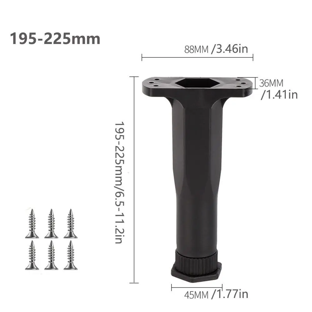 

Прочная телескопическая опора для кровати, увеличивающая ногу, регулируемый кронштейн для ножек дивана, усиленная защита для пола, мебельный шкаф для ножек