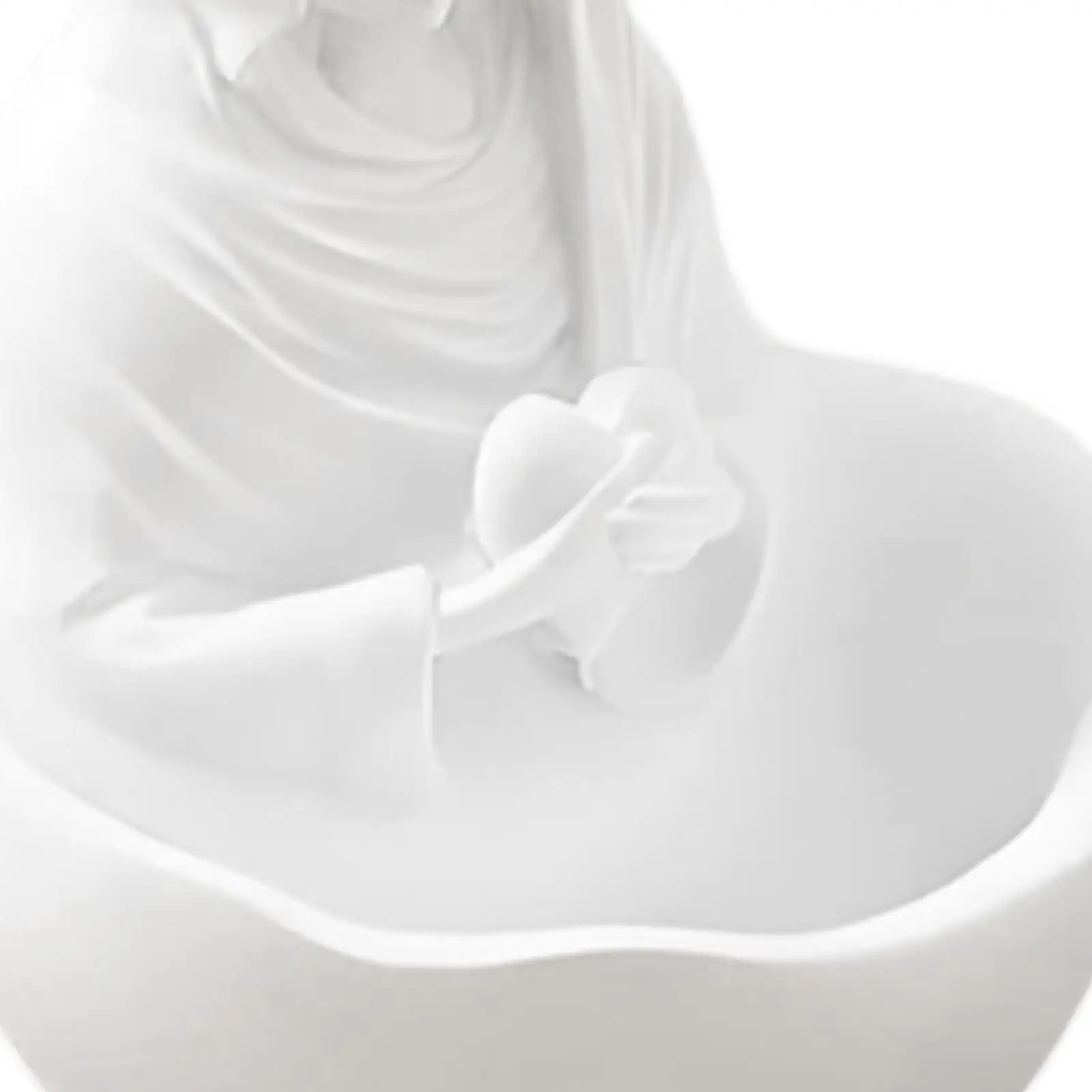 Soporte para Rosario, estatua católica de Nuestra Señora de Grace, recuerdo de la Virgen María, soporte para Rosario, estatuilla religiosa Santa Bendita para bautismo