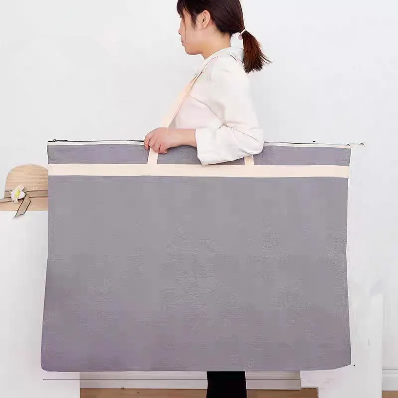 

Extra Large A1 A2 Double Layer Handheld Art Supplies Storage Bag Drawing Preservation Folder Project Blueprint Storage Board Bag