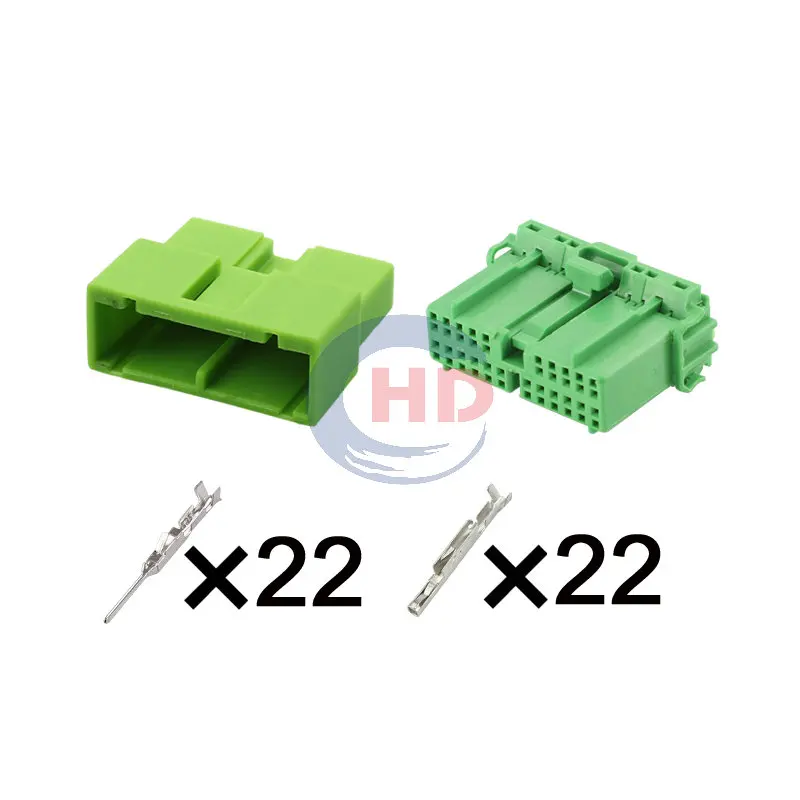 1-50 sets 22pin Instrument Wire Connector IL-AG5-22P-D3C1 IL-AG5-22S-D3C1