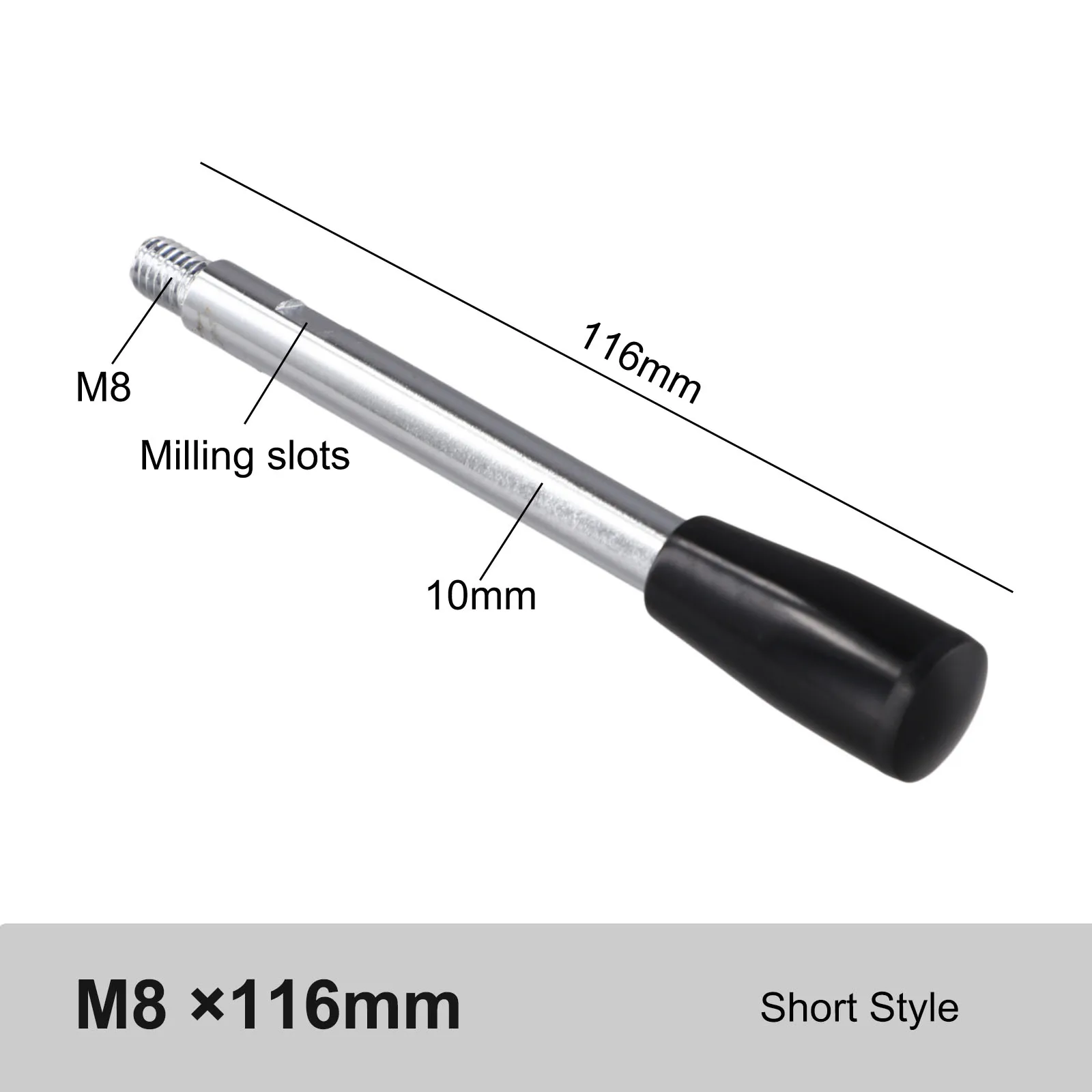 Drill Accessories Work Rod Handle for Bar for Milling Machine and Industrial Machine Tools for m6 M8 for m10 Thread Options
