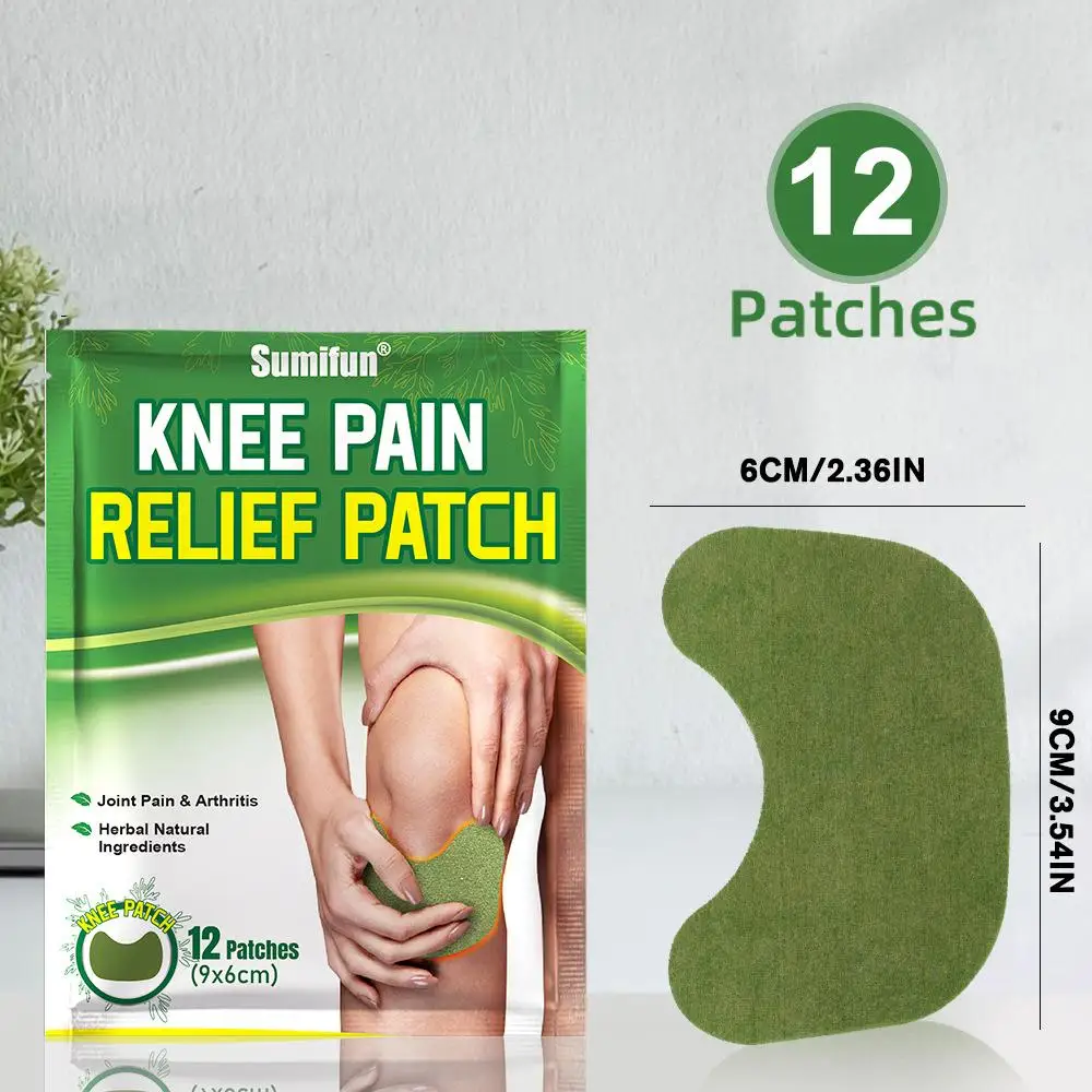 1/3/5x Knee Plaster Sticker Wormwood Extract Knee Joint Ache Pain Relieving Rheumatoid Arthritis Sprains Patch Body Health Care