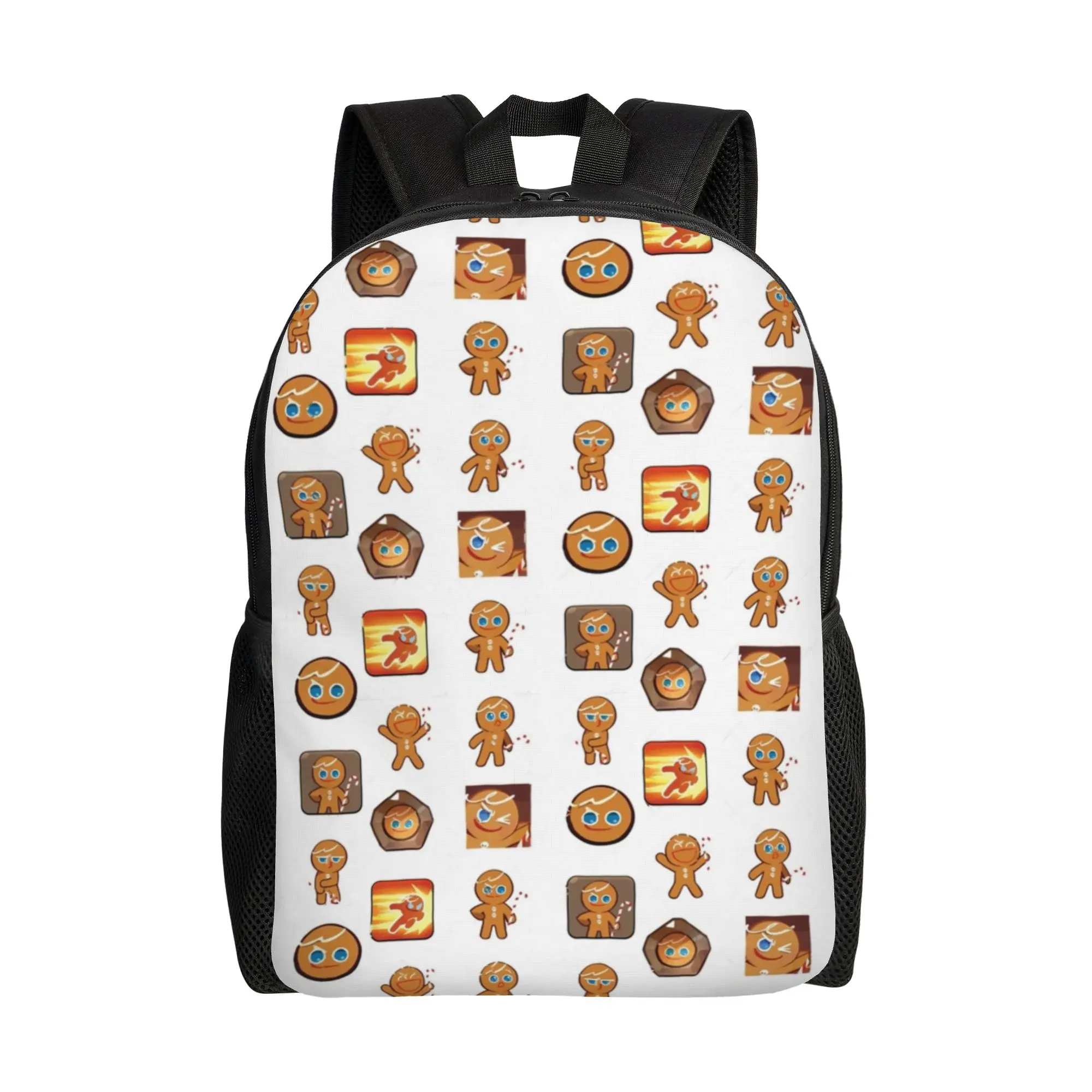 

Набор стикеров Gngerbrave Cookie Run Kingdom, повседневный рюкзак для улицы, для средней школы, деловой рюкзак, мужская и женская сумка через плечо для ноутбука