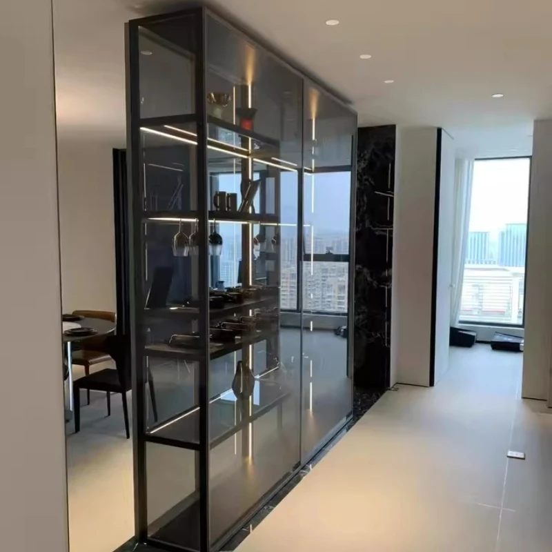 

Outdoor Bar Coffee Cabinet Designer Furniture For Liquors Home Bar Decoration Living Room Wine Cabinet Refrigerator Drankkast