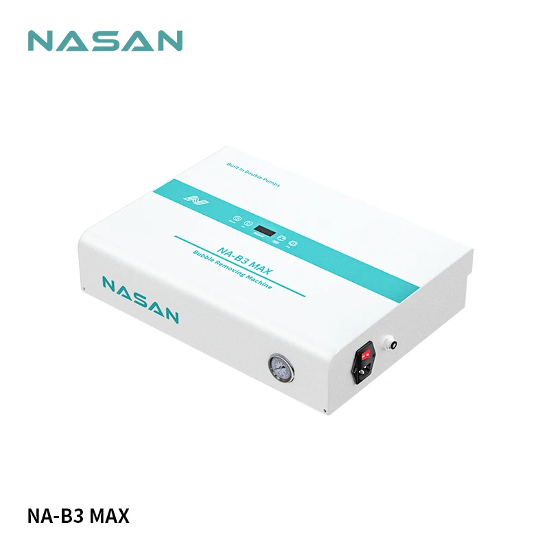 NASAN NA-B3MAX Air Bubble Remove Machine 15 Inches OCA Screen Debubble Machine Built In Air Compressor