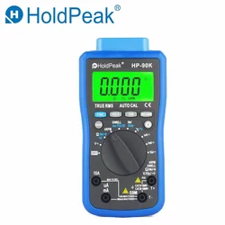 HoldPeak HP-90K Tester dell'analizzatore del motore strumento diagnostico per Auto della gamma automatica con uscita dati tramite Multimetro automobilistico USB Multimetro