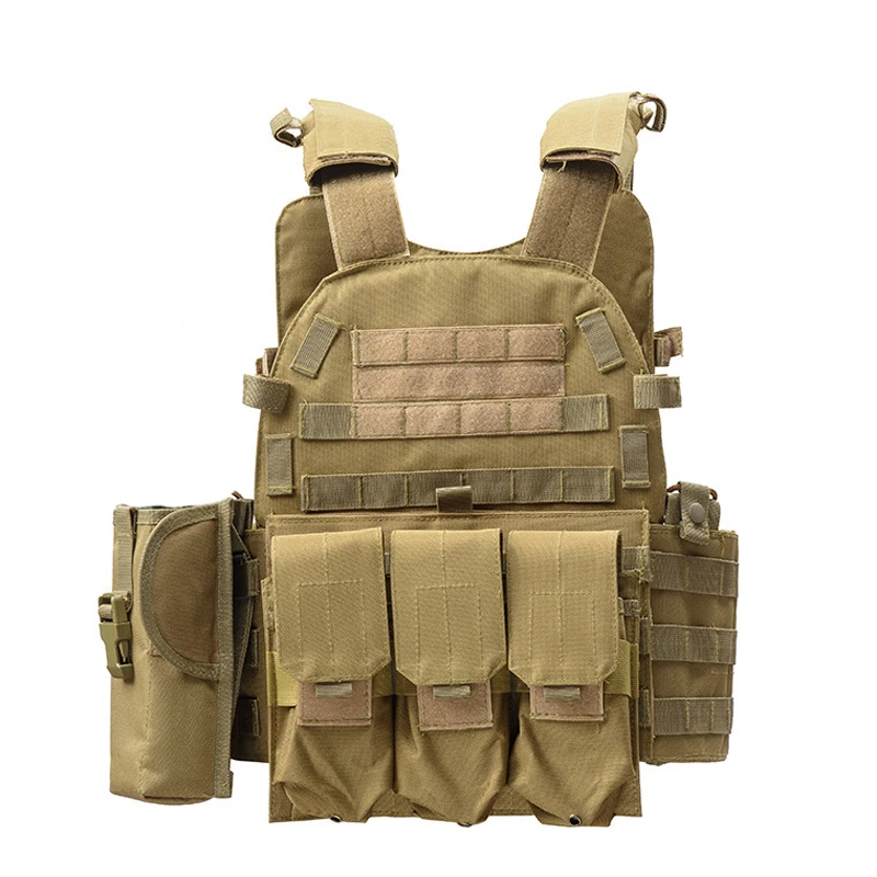 6094 Tactical Vest Molle System Hunting Body Armor Plate Carrier Vest Paintball Airsoft Shooting Vest