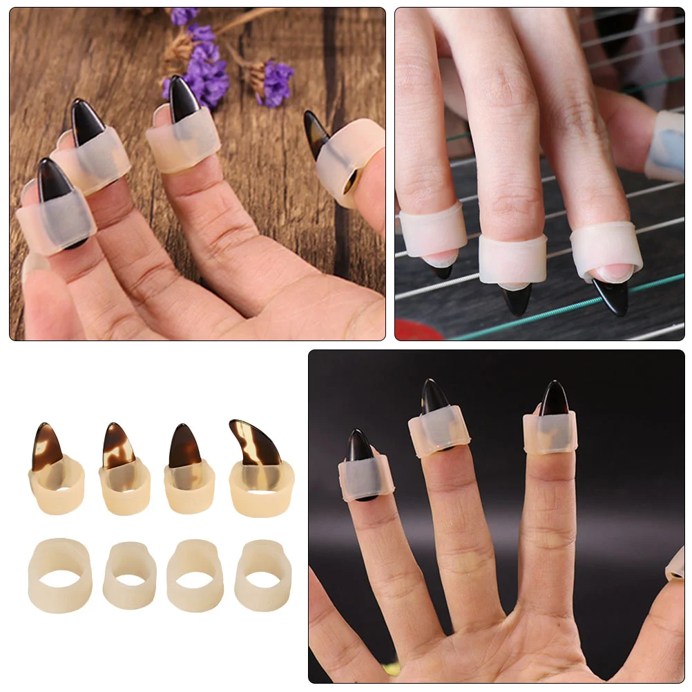 Breathable Nail Protectors Electric Thumb Picks For Covers Practice Guzheng Accessories Electric Thumb Picks For Protection