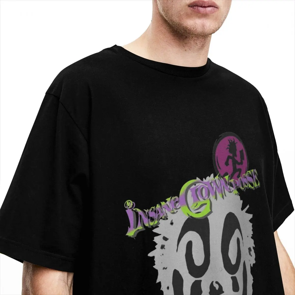 ICP Insane Clown Posse Juggalo HIPHOP Shirt Merch for Men Women Pure Cotton Funny T-shirt Short Sleeve Tops All Seasons