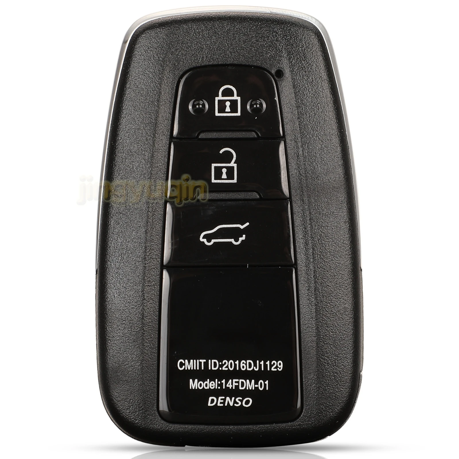 Jingyuqin مفتاح السيارة ثنائي التردد 433.57 متر/434.41 متر لتويوتا مفتاح ذكي لاند كروزر برادو 281451-3330 Pcbversion2/3/4B عن بعد فوب