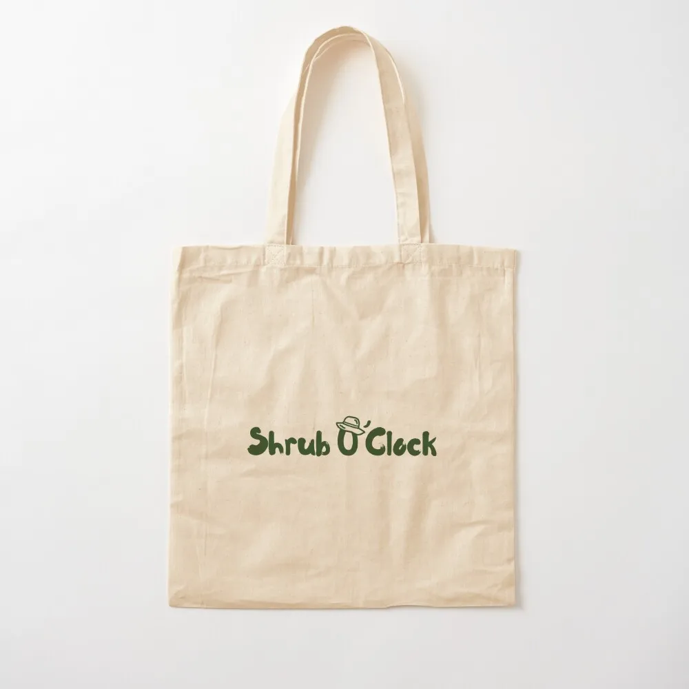 Craig Mclachlan: Shrub O'Clock in Green Tote Bag bag luxury women Big bag women Handbags