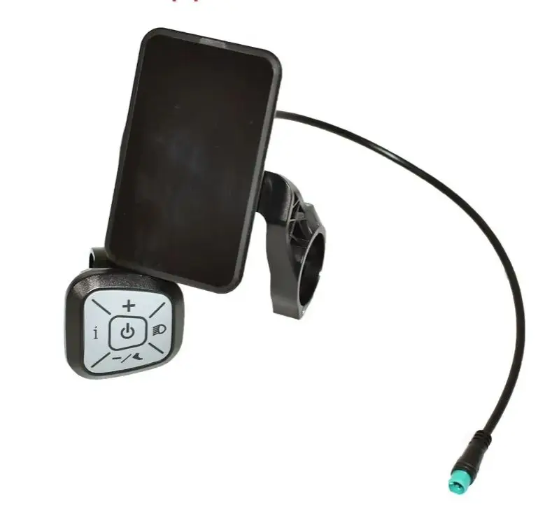 24-52V with USB High Definition Borderless LCD Speed Display 81F Color Screen Electric Bicycle Instrument