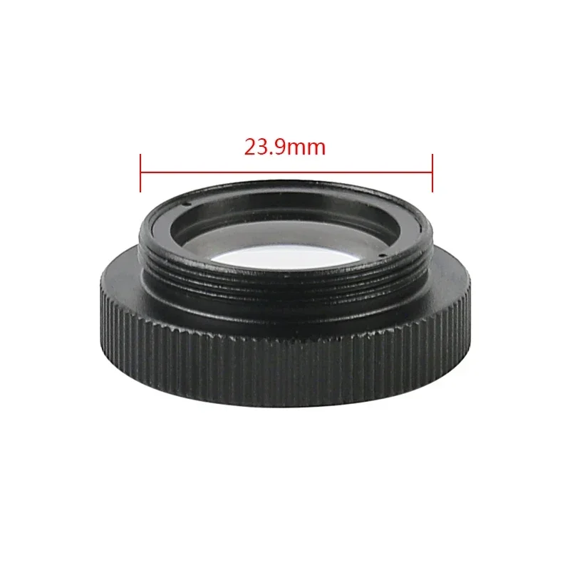 0.5X 0.75X 1X 1.5X 2.0X Barlow Auxiliary Lens M24 For 180X 300X Zoom C Mount Precision Parallel Optical Objective Glass