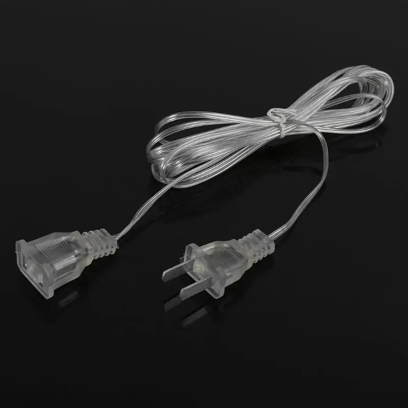 Cable extensor enchufe para Cable extensión alimentación para cadena luces LED Navidad L
