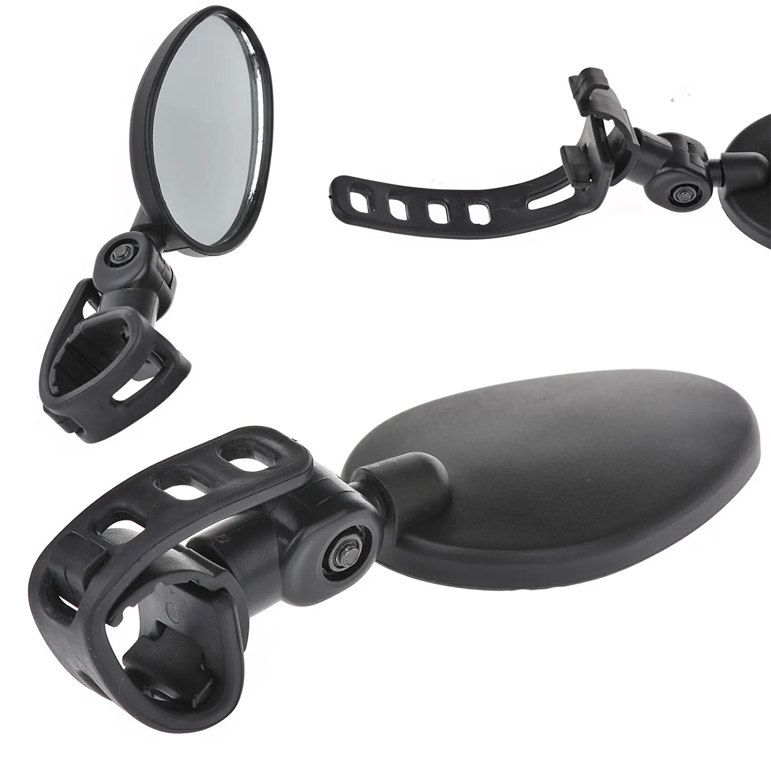 1PCS Mountain Bike Rearview Mirror, Wide-Angle Flat Mirror, Bicycle Reflector, Safety Mirror, Single Price