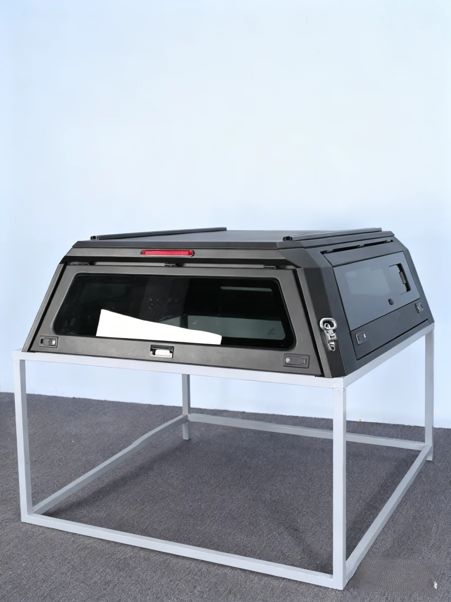 Pickup Truck Bed Cover Aluminum Truck Canopy Topper Hardtop Cap for  F150 2015+/CHEVY SILVERRADO 1500 2019// SIERRA 1500