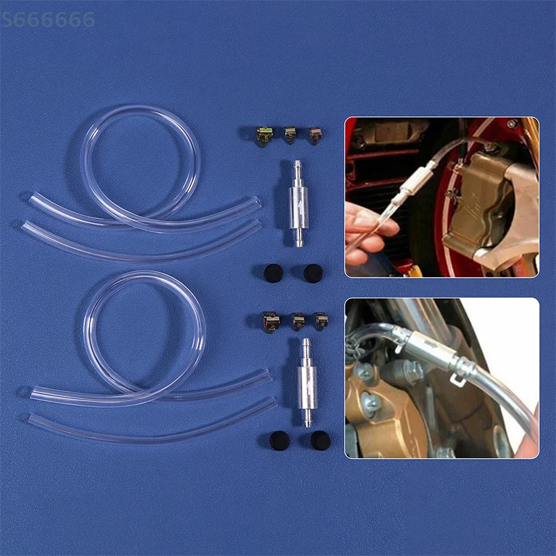 

Fluid Hose, Hydraulic Clutch Valve Tube Set, Pit Dirt Bike Accessories Car and Motorcycle Brake Bleeding Oil Change Pump Tool