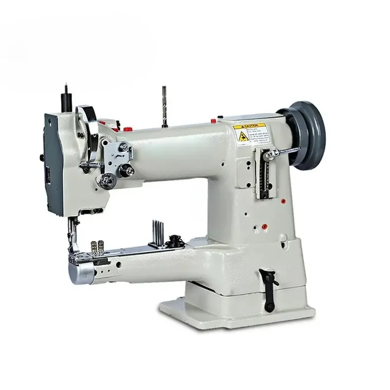 Cylinder Bed Type Industrial Sewing Machine Large Hook Leather Sewing Machine for Shoe Purses Belts Bags