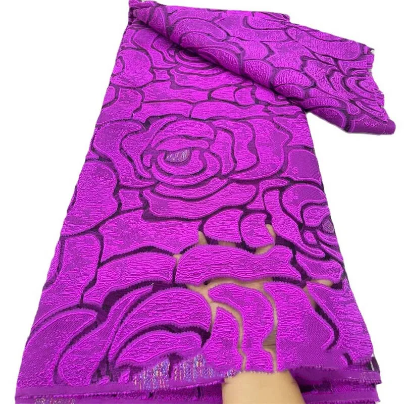 

5 ярдов кружевной ткани: африканское французское кружево, жаккард, брокат для вечерних и свадебных платьев, женской одежды, текстиль, 100% полиэстер, тканое полотно