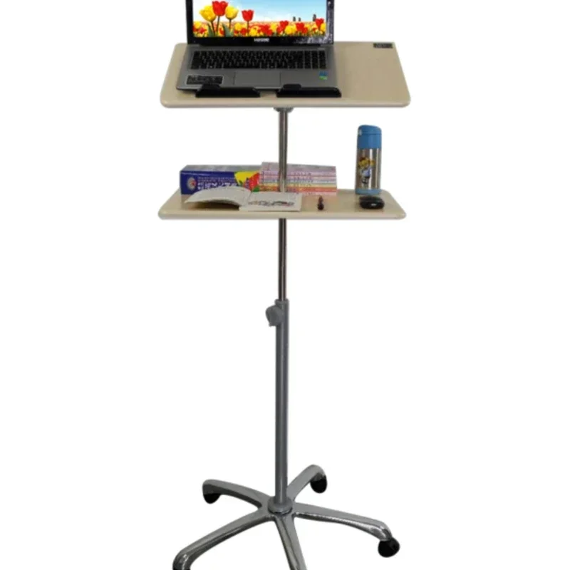 Standing laptop desk, lifting table, outdoor live streaming table, standing desk for reading, mobile projector rack