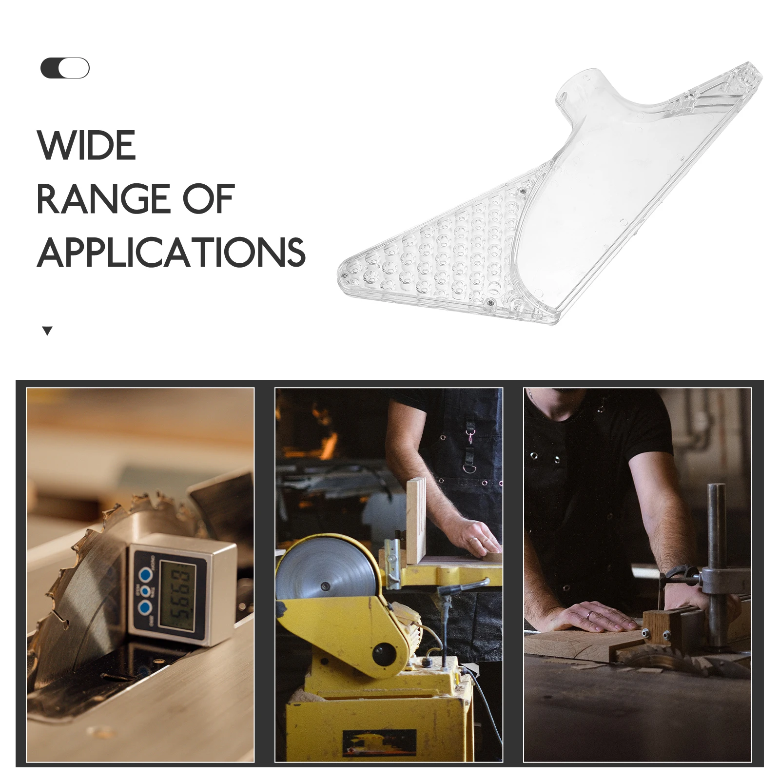 

Table Saw Dust Cover Woodworking Vise Folding Tablesaw Drilling Holding Clip Plastic