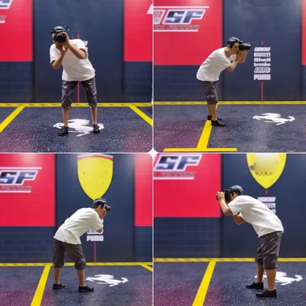 Figurine Diorama 1/18, modèle de voiture, Garage, atelier, photographie, modèles de scène pour fille et garçon