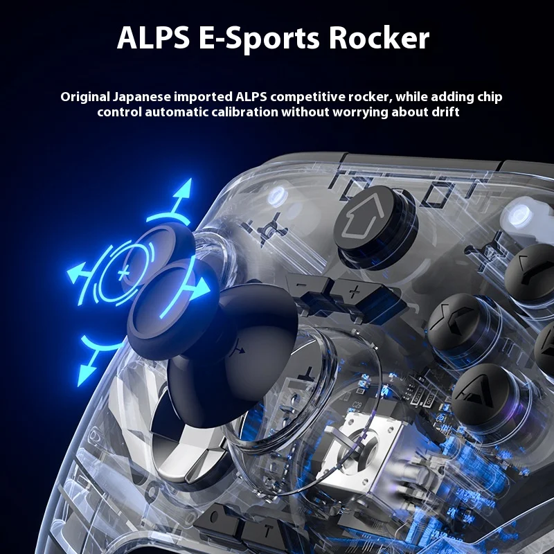 AL-XB2686B Wireless Xbox Game Controller, 2.4GHz, Hall Effect Triggers, Motion Vibration, Macro Programming Gaming Pad