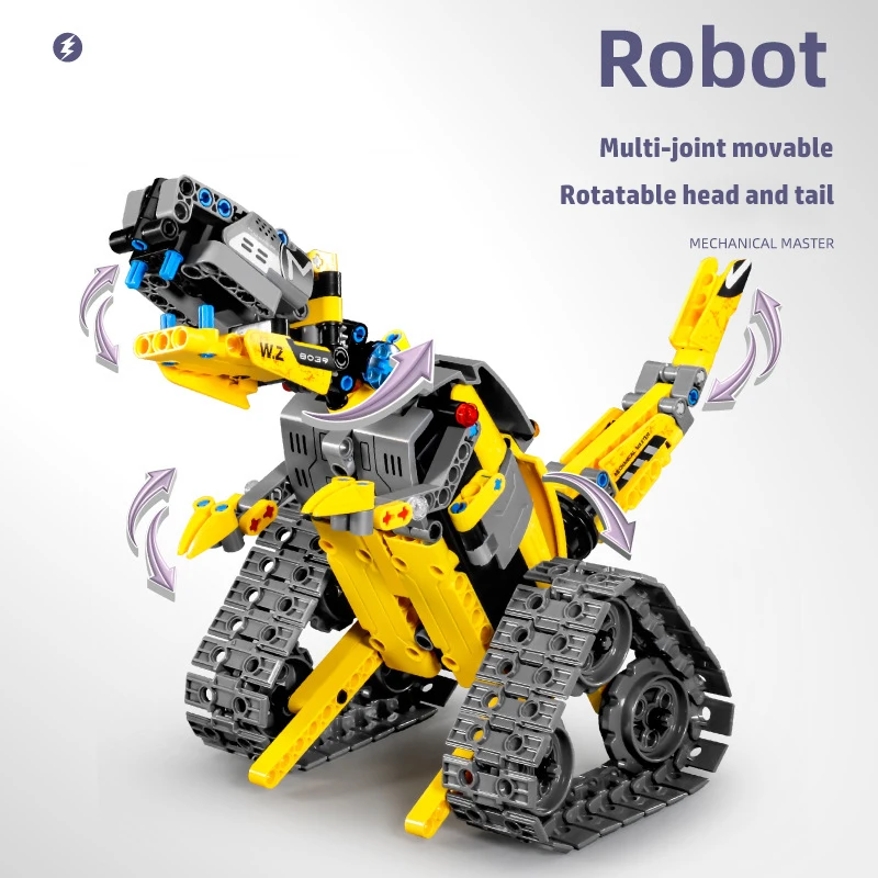 3in1 Electric Remote Control Programming Robot Building Blocks  Classic Movie Model DIY Transforming Bricks Toys For Children