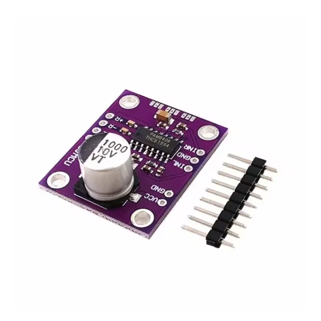 PAM8406 interference free stereo D-class audio amplifier module development board