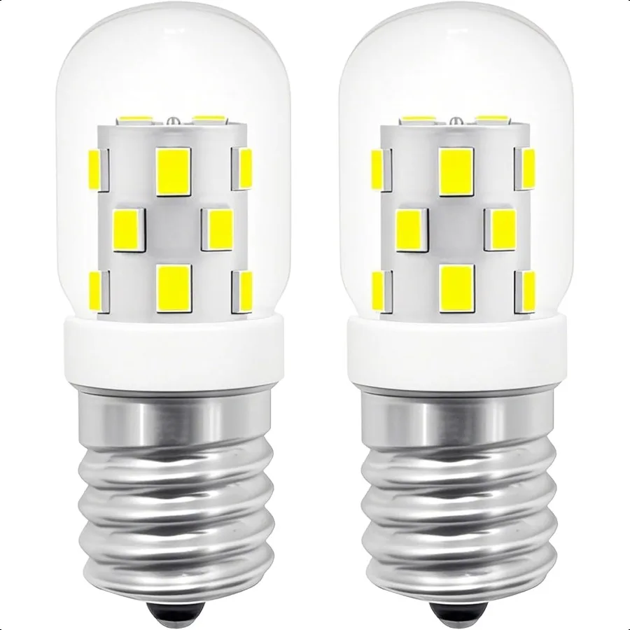 

LED Microwave Light Bulbs Under Hood 3W Equivalent 40W E17 LED Appliance Light Bulb for Range Hood Over Stove 400 Lumens Dimmab