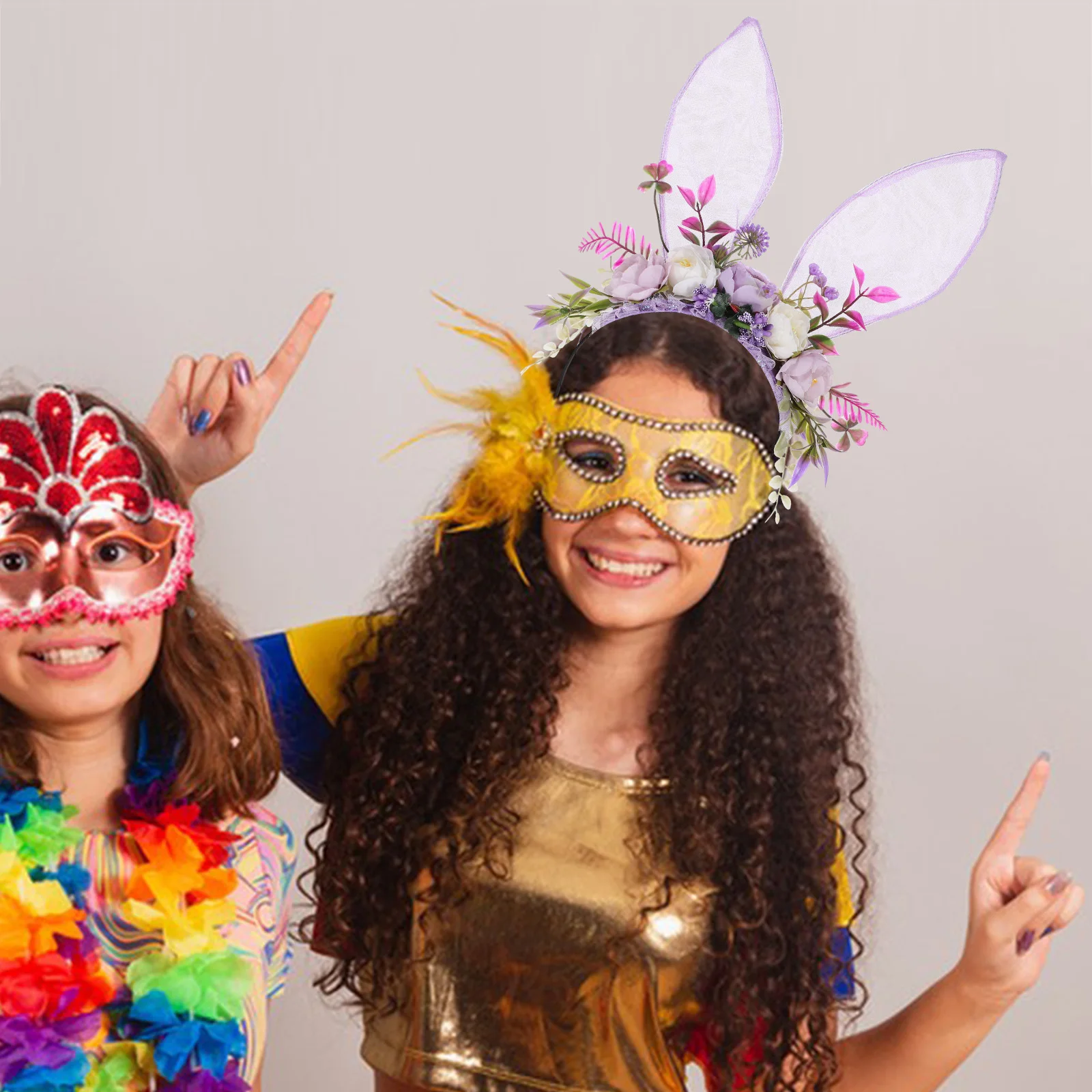 

Party Headbands for Adults Bunny Costume Accessories Realistic Appearance Fun Excitement Ears Headband Bunny Ears Headbands