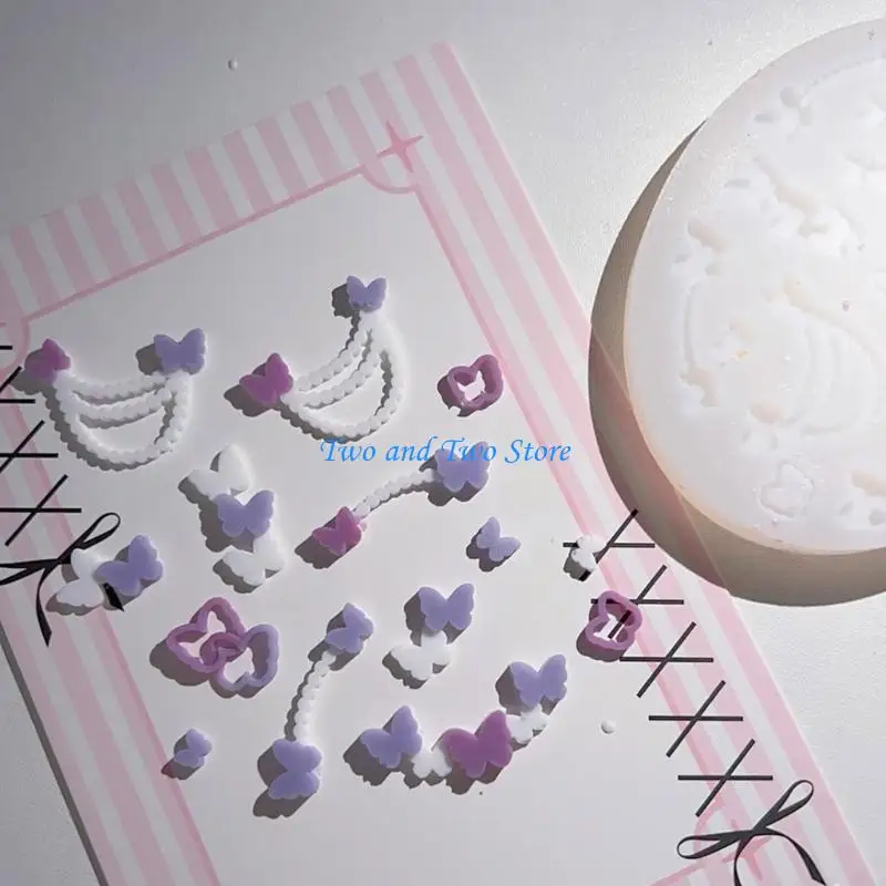 HX6F Resin Casting Mold Jewelry Making Supplies DIY Jewelry Finding Mould Pendant Molds Jewelry Accessory for DIY Hand-Making