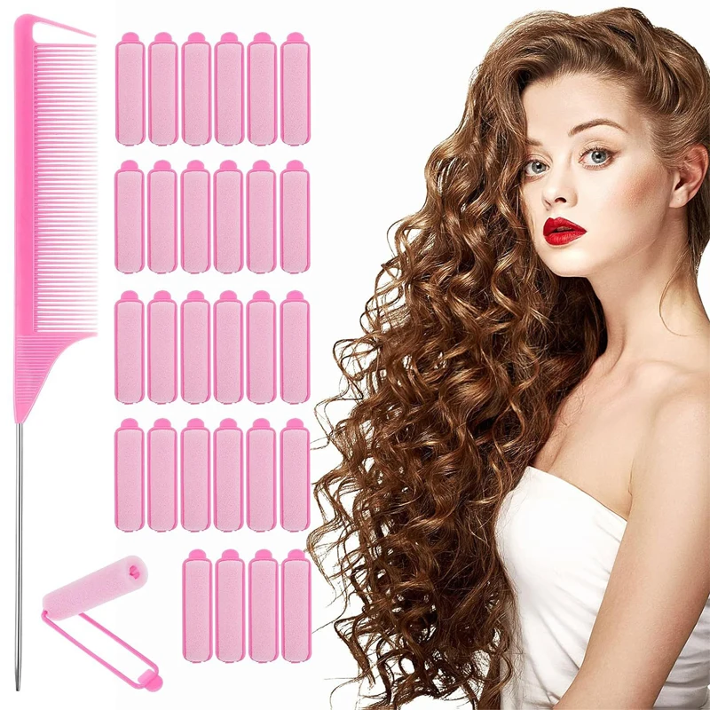 High Quality Soft Magic Sponge Foam Hair Rollers DIY Hairdressing Tool Kit Women Styling Not Hurt Hair Heatless Curlers