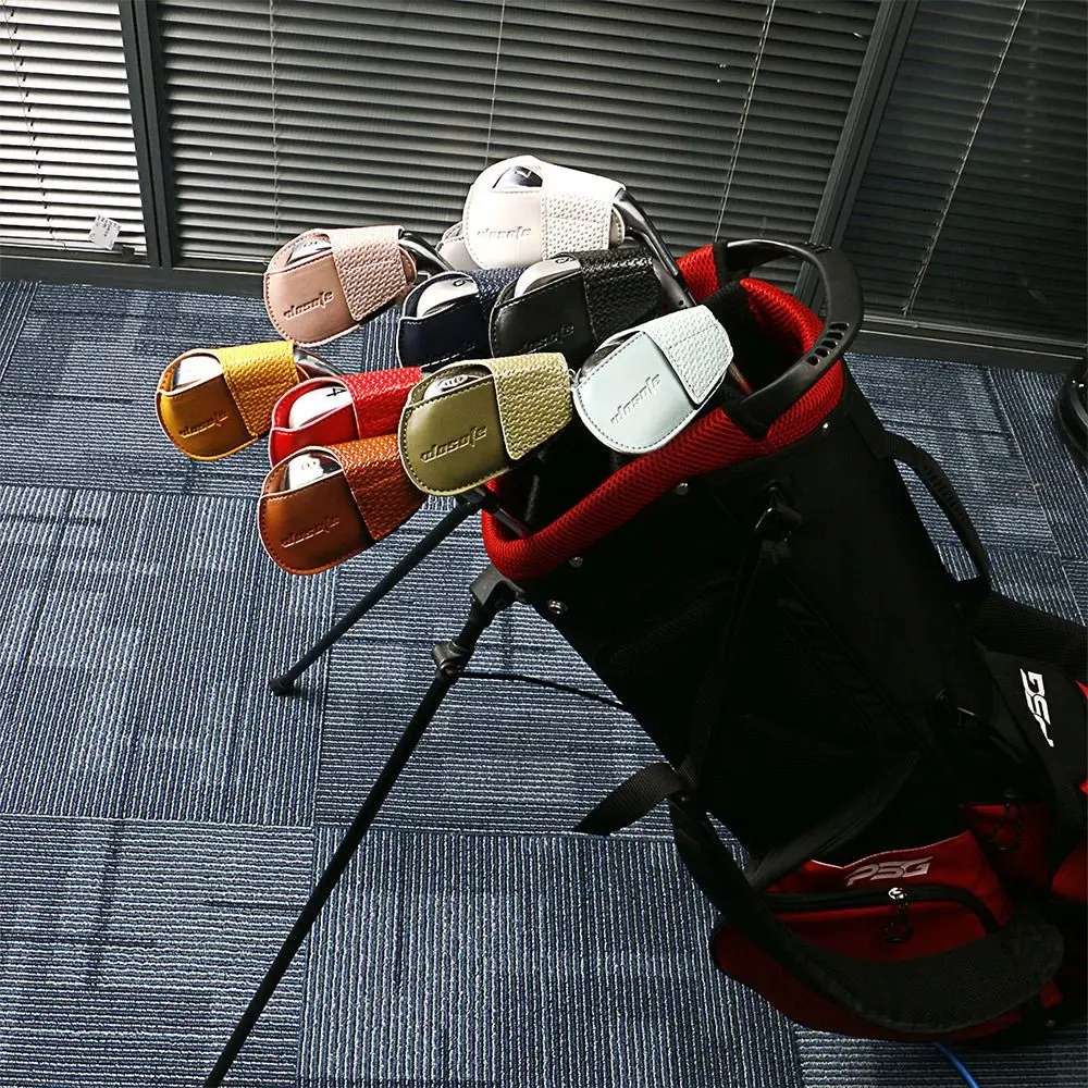 

Sport PU Long Neck Driver Golf Club Head Covers Protective Headcover Golf Iron Head Cover Golf Rod Sleeve