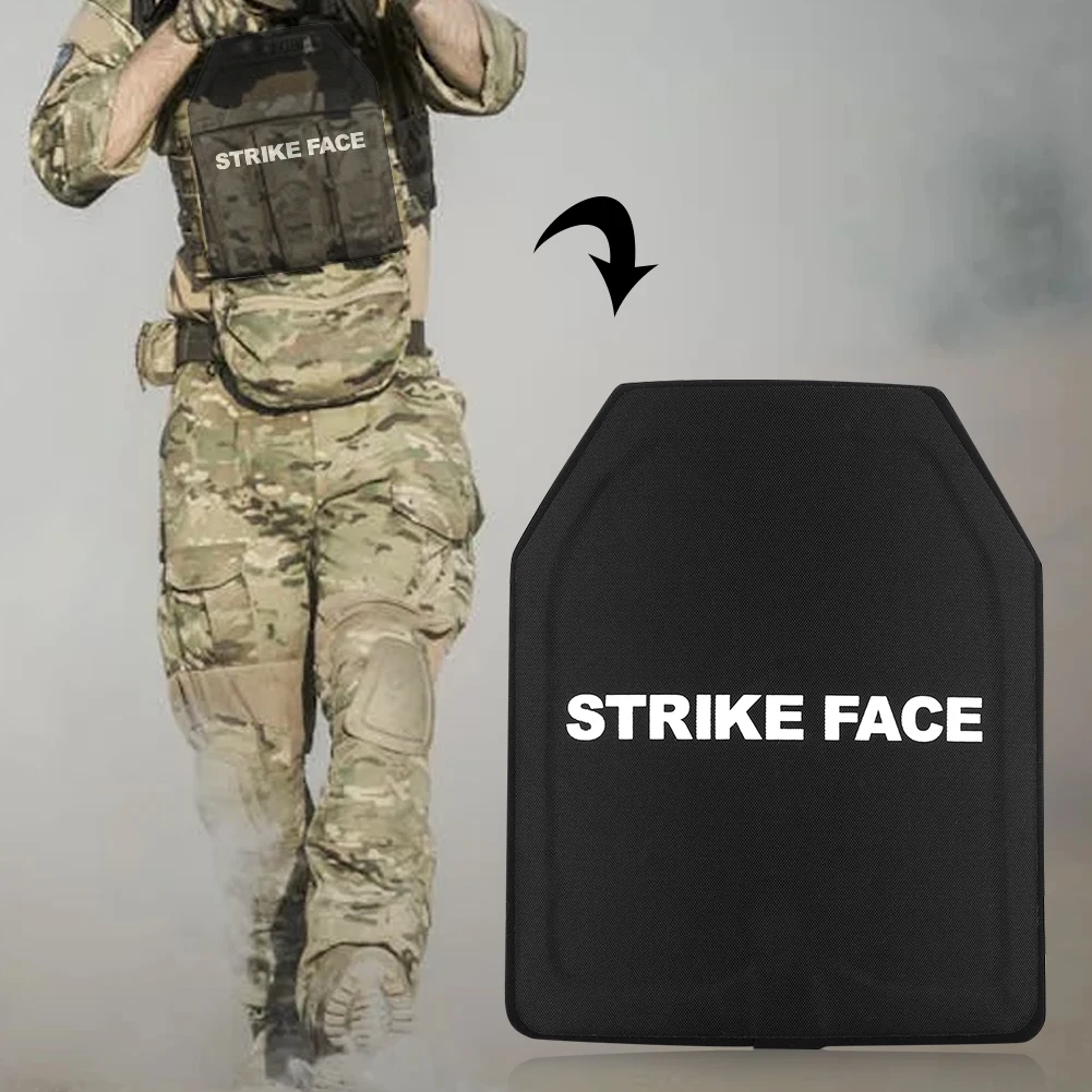 1-3PCS 30x25cm PE IIIA Anti Bullet Anti Stab Proof Composite Steel Plate For Tactical Safety Vest Ballistic Body Armour Board